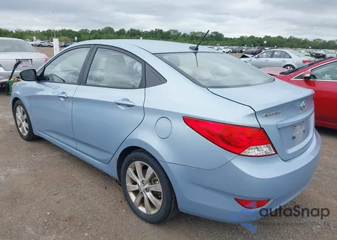 2012 Hyundai Accent Gls from USA, damaged, VIN KMHCU4AE8CU078795